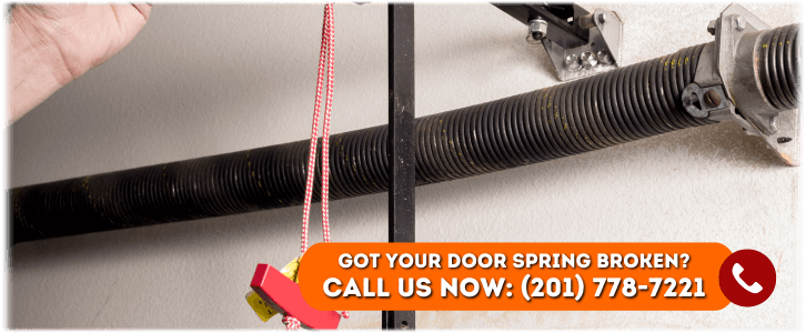 Broken Garage Door Spring Rutherford NJ